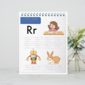 Papier 8 Learn To Spell Letter R Teacher Home Schooling (Debout devant)