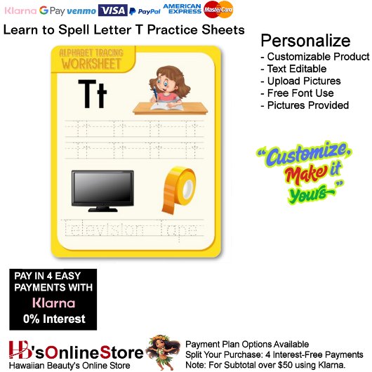Papier 8 Learn To Spell Letter T Teacher Home Schooling