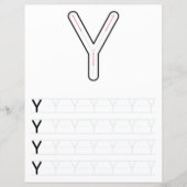 Papier 8 Learn To Spell Letter Y Teacher Home Schooling (Devant)