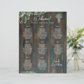 Papier 8 Tableau Schéma de siège en bois rustique Gypsoph (Debout devant)