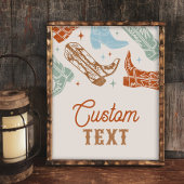 Papier 8 x 10, signature occidentale personnalisée et mod