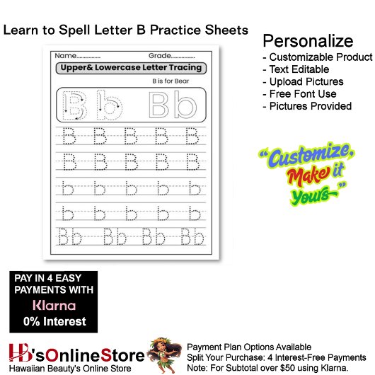 Papier 9 Learn To Spell Letter B Teacher Home Schooling