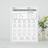 Papier 9 Learn To Spell Letter B Teacher Home Schooling (Debout devant)