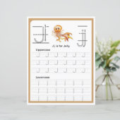 Papier 9 Learn To Spell Letter J Teacher Home Schooling (Debout devant)