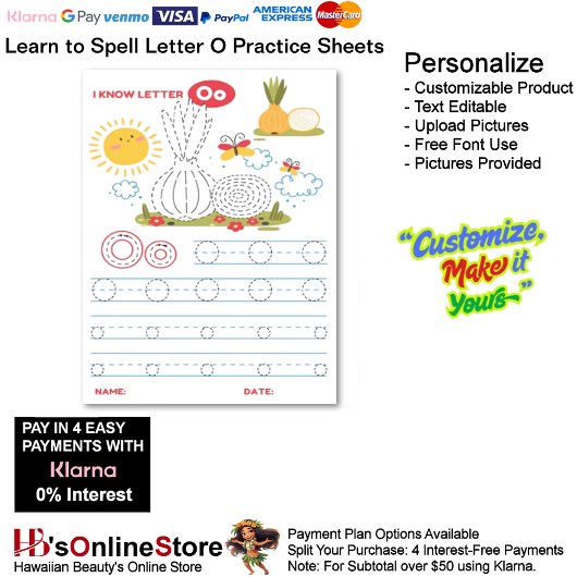 Papier 9 Learn To Spell Letter O Teacher Home Schooling