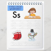 Papier 9 Learn To Spell Letter S Teacher Home Schooling (Devant)