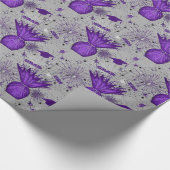 PAPIER À CADEAU gris-violet 2020 Grad Centerpiece (Coin)