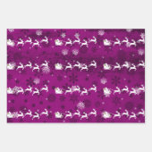 Papier à capuchon et à pinceau à Père Noël Magenta (Devant 2)