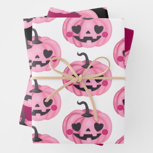 Papier à Citrouille rose pâle (En situation)