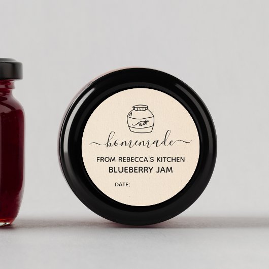 Papier à crème Faux fait maison | Étiquette Jam Ca