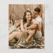 Papier À Dernier budget Calligraphy & Arch Photo Mariage (Dos)