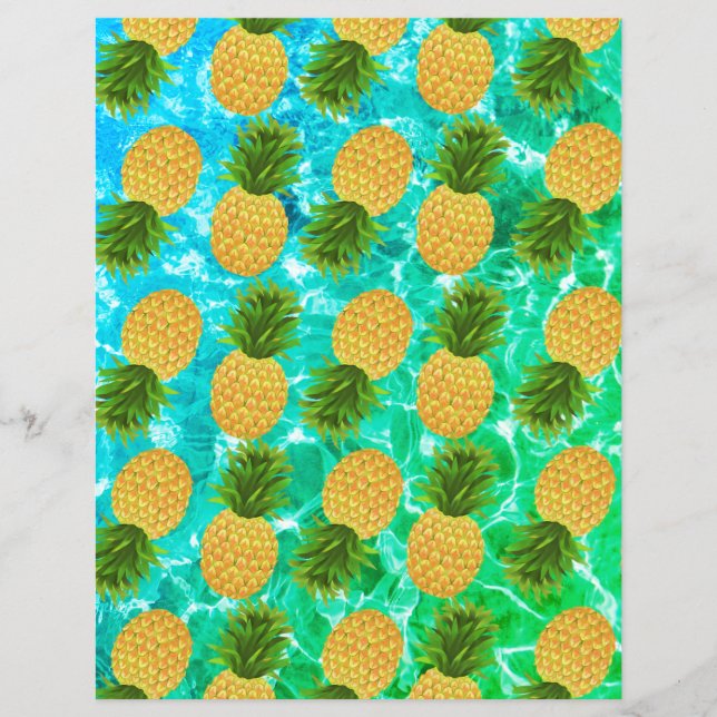 Papier à eau ananas (Devant)