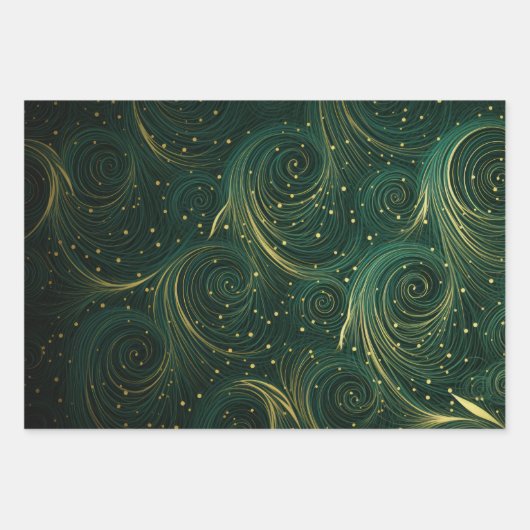 Papier à écrêter de Noël Feuille plate Set 4 (Devant 2)