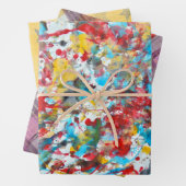 Papier à emballer - Dessins à coller (En situation)