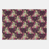 Papier à emballer feuilles Alice au pays des merve (Devant)