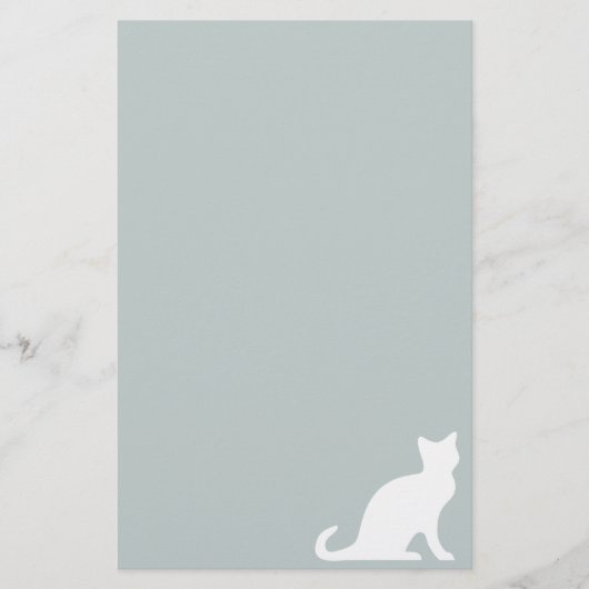 Papier à en-tête de papeterie pour chat (Devant)