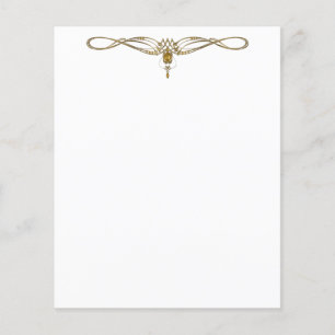 Papier à en-tête joyau élégant