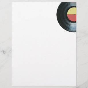 Papier à en-tête Label de Musique Vinyle Noir 2