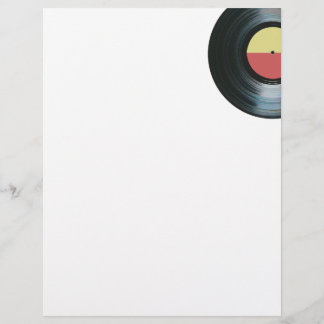 Papier à en-tête Label de Musique Vinyle Noir 2