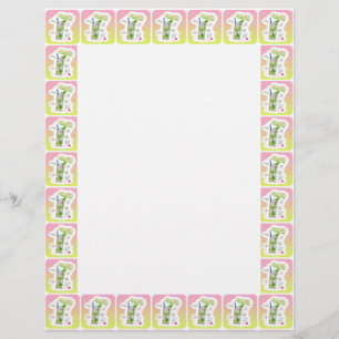 PAPIER À EN-TÊTE - RECETTE MOJITO COCKTAIL ART