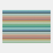 Papier à enveloppement à rayures vives (Devant 3)