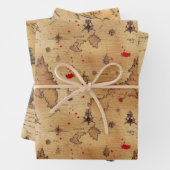 Papier à enveloppement à thème pirate (En situation)