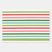 Papier à enveloppement arc-en-ciel de Noël (Devant 3)