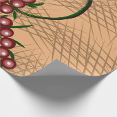 Papier à enveloppement cadeau avec motif Berry (Coin)