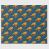 Papier à enveloppement cadeau de fruits (Plat)