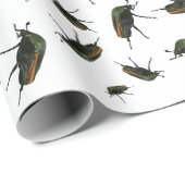 Papier à enveloppement cadeau pour le coléoptère (Coin rond)