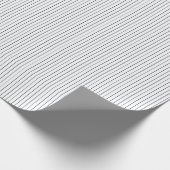 Papier à enveloppement cadeau rayé bleu blanc 01 (Coin)