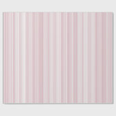 Papier à enveloppement cadeau rayé-Rouge-Blanc 01 (Plat)