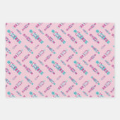 Papier à enveloppement congelé série de 3 feuilles (Devant 3)