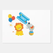 Papier à enveloppement de cirque Feuille plate Ens (Devant 3)