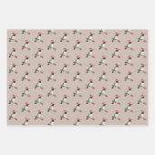 Papier à enveloppement de colibri à gorge rubis de (Devant 3)