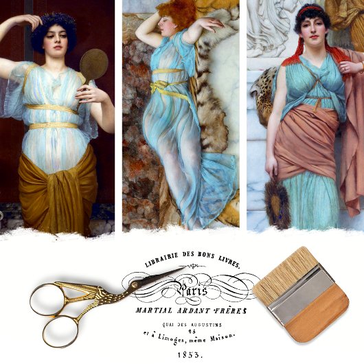 Papier à enveloppement de découpage pour femme vin