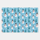 Papier à enveloppement de neige de Noël (Devant 2)