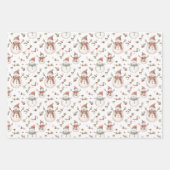 Papier à enveloppement de neige de Noël (Devant 3)