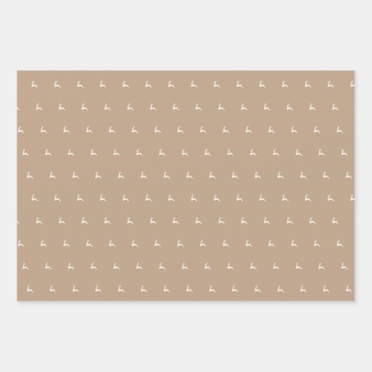 Papier à enveloppement de rennes en tang (Devant 2)