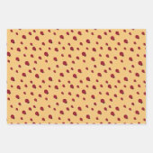 Papier à enveloppement fleuri d'été de Ladybug Mul (Devant 3)