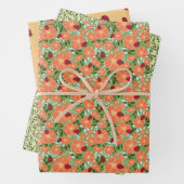 Papier à enveloppement fleuri d'été de Ladybug Mul (En situation)