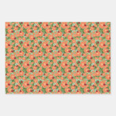 Papier à enveloppement fleuri d'été de Ladybug Mul (Devant)