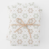 Papier à enveloppement floral (En situation)