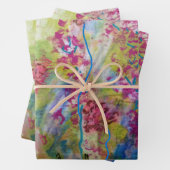 Papier à enveloppement floral (En situation)