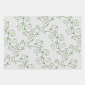 Papier à enveloppement floral de la vigne Ensemble (Devant 3)