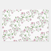Papier à enveloppement floral de la vigne Ensemble (Devant 2)
