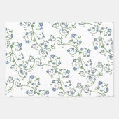 Papier à enveloppement floral de la vigne Ensemble (Devant)