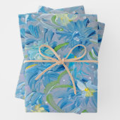 Papier à enveloppement floral de prairie (En situation)