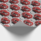 Papier à enveloppement Husky Papier cadeau de Noël (Coin)