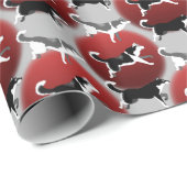 Papier à enveloppement Husky Papier cadeau de Noël (Coin rond)